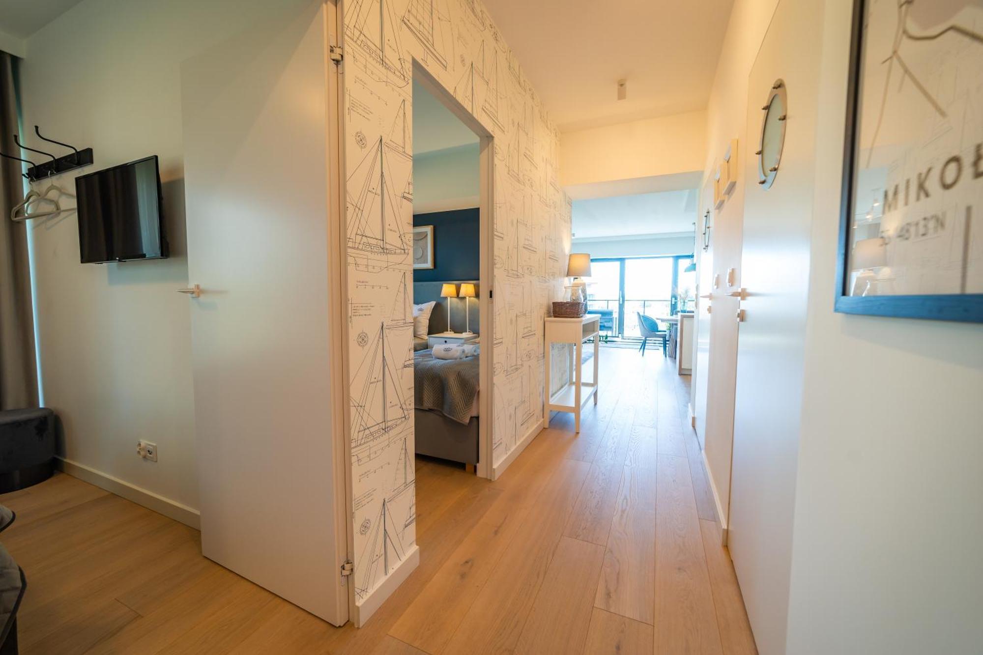 Apartamenty W Zatoce Mikołajki Kültér fotó
